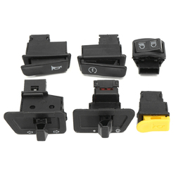 6pcs Head Light Horn Dimmer Turn Singal Starter Switch Button For Gy6 50cc -150cc 1
