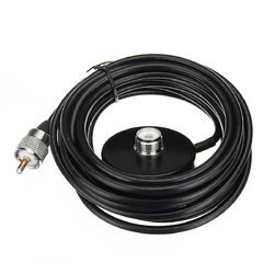 Dual Band Vehicle Car Antenna Mobile Radio Magnetic Mount Base Cable w/ Sucker 4 Dual Band Vehicle Car Antenna Mobile Radio Magnetic Mount Base Cable w/ Sucker - Image 4