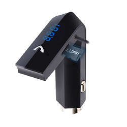 Car Handsfree Wireless bluetooth FM Transmitter MP3 Player USB Safety Hammer 2