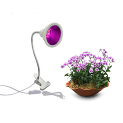 12W Garden Greenhouse Full Spectrum LED Grow Light Single-head Clamp Plants Growth Lamp Flexible Gooseneck Desk Light 1