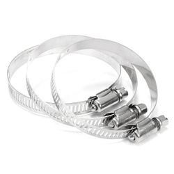 Multi-purpose Pipe Clamps Hose Clips Stainless Steel For Motorcycle Exhaust Pipe Faucet 3 Multi-purpose Pipe Clamps Hose Clips Stainless Steel For Motorcycle Exhaust Pipe Faucet - Image 3