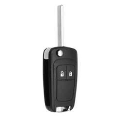 2 Button 433MHz Flip Remote Fob Key ID46 Chip For OPEL VAUXHALL Astra Insignia 2