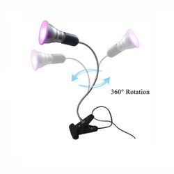 7W LED Growing Light Desk Clip 360 Gooseneck Growth Lamp Indoor Greenhouse Plants Vegetables 4 7W LED Growing Light Desk Clip 360 Gooseneck Growth Lamp Indoor Greenhouse Plants Vegetables - Image 4