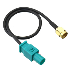 Antenna Adapter Plug Cable Fakra Z (M) to SMA (M) Connector For GSM GPS DAB 25cm 2 Antenna Adapter Plug Cable Fakra Z (M) to SMA (M) Connector For GSM GPS DAB 25cm - Image 2