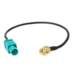 Antenna Adapter Plug Cable Fakra Z (M) to SMA (M) Connector For GSM GPS DAB 25cm 4 Antenna Adapter Plug Cable Fakra Z (M) to SMA (M) Connector For GSM GPS DAB 25cm - Image 4