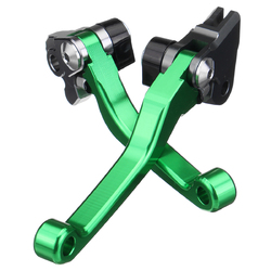 CNC Pivot Brake Clutch Levers For Kawasaki KX125 06-08 KX250 05-08 KX250F 05-12 2 CNC Pivot Brake Clutch Levers For Kawasaki KX125 06-08 KX250 05-08 KX250F 05-12 - Image 2