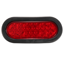 6Inch 12V 24LED Car Oval Rubber Mount Tail Lights Stop Turn Brake Lamp for Truck Trailer Bus 4 6Inch 12V 24LED Car Oval Rubber Mount Tail Lights Stop Turn Brake Lamp for Truck Trailer Bus - Image 4