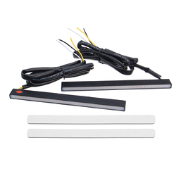 2pcs 12V 28LEDs Dual Color Car Brake Light Turn Signal Lamp for Trucks and Trailers 2 2pcs 12V 28LEDs Dual Color Car Brake Light Turn Signal Lamp for Trucks and Trailers - Image 2