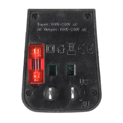 125-250V US/UK/AU/EU Universal World Travel Adapter Plug Dual USB Port w/ Surge Protector 6
