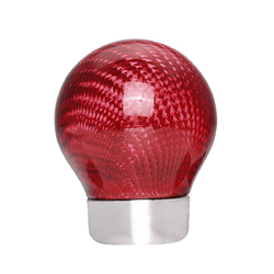 Universal Carbon Fiber Color Gear Shift Knob With 8MM 10MM 11MM 12MM Adapters 1