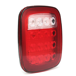 2Pcs LED Car Red White Tail Light Truck Trailer Stop Turn Lamp for Jeep JK TJ CJ YJ 3 2Pcs LED Car Red White Tail Light Truck Trailer Stop Turn Lamp for Jeep JK TJ CJ YJ - Image 3