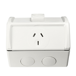 10A Weatherproof Single Powerpoint Outdoor Power Outlet Switch Socket AU 2 10A Weatherproof Single Powerpoint Outdoor Power Outlet Switch Socket AU - Image 2