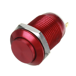 12V 2 Pins Momentary Push Button Switch 12mm 1A Stainless Steel ON-OFF Switch 2