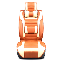 1Pcs Luxury Full Surround Front Rear PU Leather Car Seat Cover Cushion Headrest Pillow 3 1Pcs Luxury Full Surround Front Rear PU Leather Car Seat Cover Cushion Headrest Pillow - Image 3
