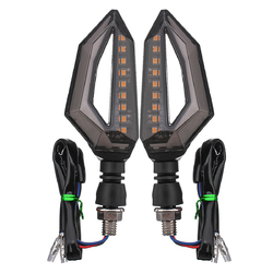 12V Pair Universal Motorcycle Scooter LED Daytime Running Turn Signal Lights 2