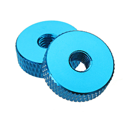 Suleve M5AN1 10Pcs M5 Manual Knurled Thumb Screw Nut Spacer Flat Washer Aluminum Alloy Multicolor 4 Suleve M5AN1 10Pcs M5 Manual Knurled Thumb Screw Nut Spacer Flat Washer Aluminum Alloy Multicolor - Image 4