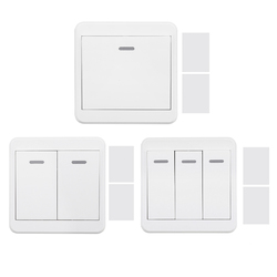 1/2/3 Way Push Button Switch Remote Control Switch 86 Wall Panel 315MHz Wireless 2 1/2/3 Way Push Button Switch Remote Control Switch 86 Wall Panel 315MHz Wireless - Image 2