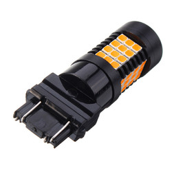 Pair 447LM 4.4W Amber LED Car Reversing Backup lights Turn Bulb Lamp 3157 7443 1156 1157 2835 5 Pair 447LM 4.4W Amber LED Car Reversing Backup lights Turn Bulb Lamp 3157 7443 1156 1157 2835 - Image 5