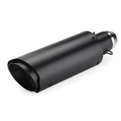 38-51mm Motorcycle Exhaust Muffler Pipe Tips Stainless Steel Black 6 38-51mm Motorcycle Exhaust Muffler Pipe Tips Stainless Steel Black - Image 6