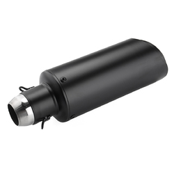 38-51mm Motorcycle Exhaust Muffler Pipe Tips Stainless Steel Black 7 38-51mm Motorcycle Exhaust Muffler Pipe Tips Stainless Steel Black - Image 7