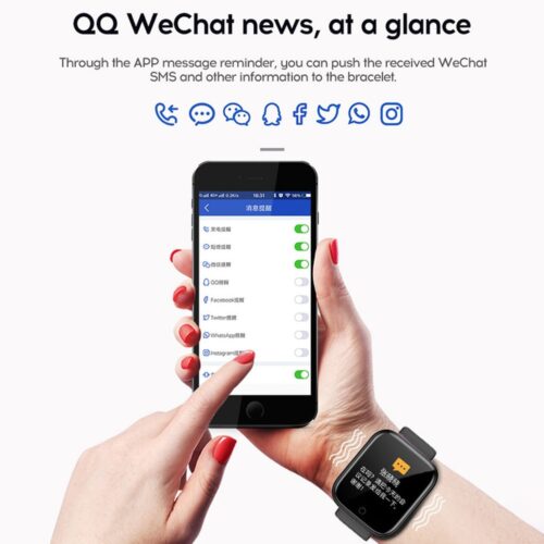 2 PCS Y68 Smart Watches D20 Fitness Tracker Blood Pressure Smartwatch Heart Rate Monitor Bluetooth Wristwatch for IOS Android 3