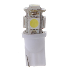 T10 194 168 501 5-SMD White 5050 LED Car Light Bulb 2 T10 194 168 501 5-SMD White 5050 LED Car Light Bulb - Image 2