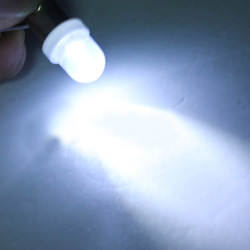 Xenon White Side Light Bulb LED 233 BA9S T4W 1YR 2