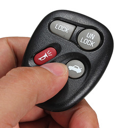 4 Button Remote Entry Key Keyless Fob Case Shell Clicker Pad for GM 1