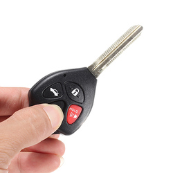 4 Button Remote Key Shell for Toyota Carola Fe 2008-2012 Uncut Blade 1