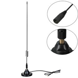 Stainless Steel Mangnetic Base with 477Mhz 4.5DB Uhf CB Whip Antenna 1