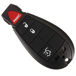 4 Buttons Uncut Key Fob Keyless Entry Remote Transmitter for Fobik 2 4 Buttons Uncut Key Fob Keyless Entry Remote Transmitter for Fobik - Image 2