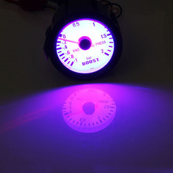 Black 2 Inch 52mm Car Universal LED Bar Turbo Boost Vacuum Gauge 3 Black 2 Inch 52mm Car Universal LED Bar Turbo Boost Vacuum Gauge - Image 3