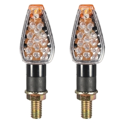 Motorcycle 14LED Turn Signal Light Indicator For BMW Honda Suzuki 2 Motorcycle 14LED Turn Signal Light Indicator For BMW Honda Suzuki - Image 2