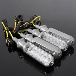 Motorcycle LED Turn Signal Amber Light For Honda/Yamaha/Suzuki 2 Motorcycle LED Turn Signal Amber Light For Honda/Yamaha/Suzuki - Image 2