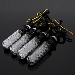 Motorcycle LED Turn Signal Amber Light For Honda/Yamaha/Suzuki 3 Motorcycle LED Turn Signal Amber Light For Honda/Yamaha/Suzuki - Image 3