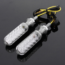 Motorcycle LED Turn Signal Amber Light For Honda/Yamaha/Suzuki 6 Motorcycle LED Turn Signal Amber Light For Honda/Yamaha/Suzuki - Image 6