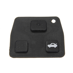 Replacement 2/3 Button Car Remote Key Black Rubber Pad For Toyota 2