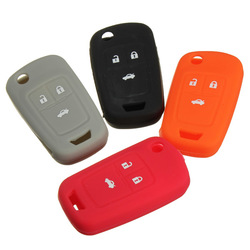 3 Button Silicone Key Case Holder Fob Protector Cover For Chevrolet 2 3 Button Silicone Key Case Holder Fob Protector Cover For Chevrolet - Image 2