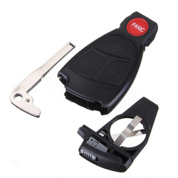 Remote Keyless Smart Key Fob Case Shell With Battery Holder For Benz 2