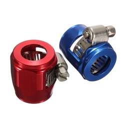 AN6 15mm Car Hose End Finish Fuel Oil Water Pipe Clamp Clip 2