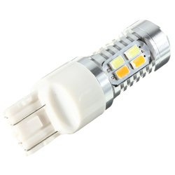 High Power 12V LED Amber White Driving Turn Signal Light Bulb 2