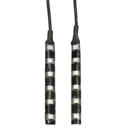 2pcs Universal Amber 6 LED Motorcycle Strip Turn Signal Indicator Blinker Light 4 2pcs Universal Amber 6 LED Motorcycle Strip Turn Signal Indicator Blinker Light - Image 4