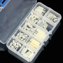 Suleve?„? M2NH2 M2 Nylon Screw White Hex Screw Nut Nylon PCB Standoff Assortment Kit 140Pcs 2 Suleve?„? M2NH2 M2 Nylon Screw White Hex Screw Nut Nylon PCB Standoff Assortment Kit 140Pcs - Image 2