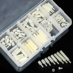 Suleve?„? M2NH2 M2 Nylon Screw White Hex Screw Nut Nylon PCB Standoff Assortment Kit 140Pcs 3 Suleve?„? M2NH2 M2 Nylon Screw White Hex Screw Nut Nylon PCB Standoff Assortment Kit 140Pcs - Image 3