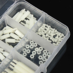 Suleve?„? M2NH2 M2 Nylon Screw White Hex Screw Nut Nylon PCB Standoff Assortment Kit 140Pcs 5 Suleve?„? M2NH2 M2 Nylon Screw White Hex Screw Nut Nylon PCB Standoff Assortment Kit 140Pcs - Image 5