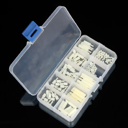 Suleve?„? M2NH2 M2 Nylon Screw White Hex Screw Nut Nylon PCB Standoff Assortment Kit 140Pcs 6 Suleve?„? M2NH2 M2 Nylon Screw White Hex Screw Nut Nylon PCB Standoff Assortment Kit 140Pcs - Image 6