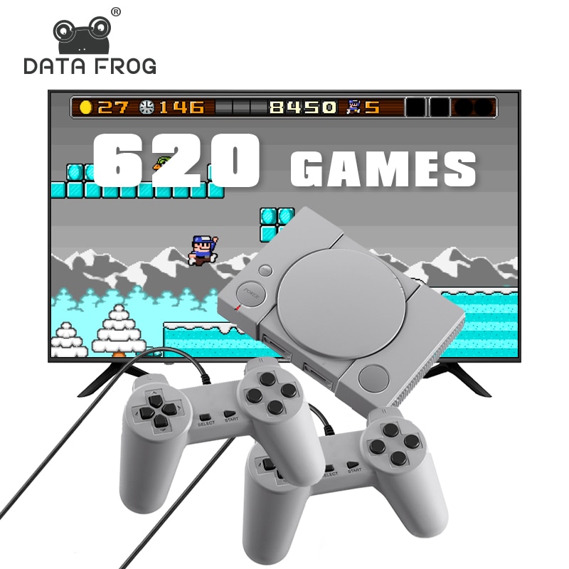 Data Frog Retro Video Game Console Build in 620 Games 8 Bit Support AV Out Put With 2 Player Controller 1 Data Frog Retro Video Game Console Build in 620 Games 8 Bit Support AV Out Put With 2 Player Controller