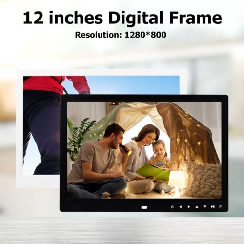 Display Video Advertising Machine 12-inch HD Digital Photo Frame Remote Control Smart Picture Music Video Player 1