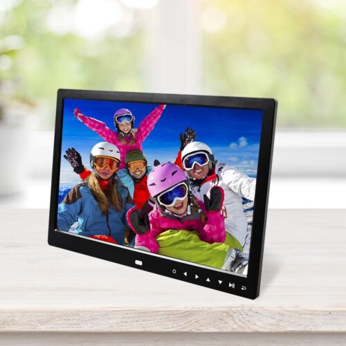 Display Video Advertising Machine 12-inch HD Digital Photo Frame Remote Control Smart Picture Music Video Player 5