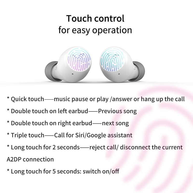 EDIFIER X3 TWS Wireless Bluetooth Earphone bluetooth 5.0 voice assistant touch control voice assistant up to 24hrs playback 5 EDIFIER X3 TWS Wireless Bluetooth Earphone bluetooth 5.0 voice assistant touch control voice assistant up to 24hrs playback - Image 5